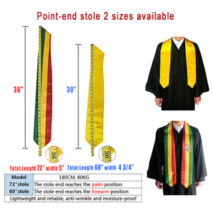 Estola de Graduación Personalizada MONDON con Diseño de Patrimonio Indígena - Estampado Digital de Alta Definición en Satén Premium - Product Image 5