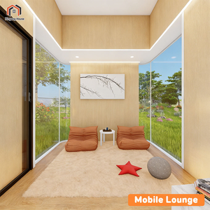 Casa Pequeña Moderna <span class=keywords><strong>de</strong></span> Acero <span class=keywords><strong>de</strong></span> Lujo <span class=keywords><strong>para</strong></span> Jardín, Patio Trasero, Oficina, Tienda, Almacén y Comedor, con Fácil Montaje - Product Image 4