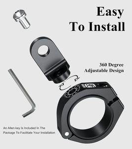 Nhôm Hợp Kim Whip Ánh Sáng Khung Không Thấm Nước 360 Có Thể Điều Chỉnh Cuộn Lồng Kẹp <span class=keywords><strong>LED</strong></span> Dải Ánh Sáng Gắn Khung Nhựa - Product Image 6