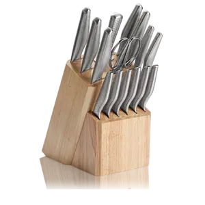 Alemanha Aço Inoxidável 16 Peças Facas De Cozinha Knife Block Set Com Afiador De Facas