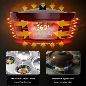 Chuyên nghiệp đa Burner đất sét nồi Nồi cơm điện Countertop Bếp cảm ứng 6000W 6KW 1000W công suất cao - Product Image 2