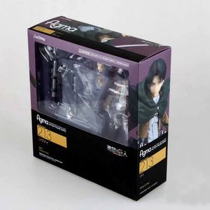 Fábrica Mejor Venta Caliente Anime Pvc Mikasa Levi Figura de Acción Eren Juguetes Mange Figura Attack on Titan Figma Juguete Móvil - Product Image 6