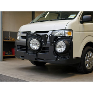 Juego de Luces Antiniebla LED Negras para Hiace 14-18, 12V, Actualización Retrofit, Ajuste Universal, Sin Sistema de Iluminación Automotriz Nuevo - Product Image 1