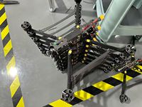 Cadre FPV en aluminium de qualité militaire | Support moteur à couple élevé pour un fonctionnement stable en conditions météorologiques extrêmes