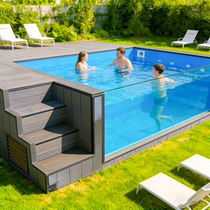 Piscina portátil de fibra de vidrio para niños, piscina elevada para exteriores, precios de piscinas de fibra de vidrio, piscina spa - Product Image 6