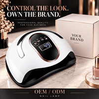 Lampe UV professionnelle personnalisée 48W pour salon de manucure, séchage du vernis gel, logo personnalisé