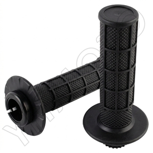 YHMOTO 22mm <b>Locking</b> Handle Grip Rubber Half Waffle for Honda CRF KTM SXF - Product Image 6