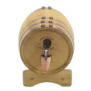 Miniature <strong>Wood</strong> Whiskey Barrel Dispenser Barrels of Beer Wine Barrel <strong>Wood</strong> - Product Image 3