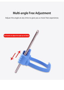 Thumbs-up Soporte para Teléfono Celular Soporte <span class=keywords><strong>de</strong></span> teléfono <span class=keywords><strong>de</strong></span> plástico ajustable Multi colores Soporte <span class=keywords><strong>de</strong></span> escritorio portátil para tableta <span class=keywords><strong>de</strong></span> teléfono inteligente - Product Image 2