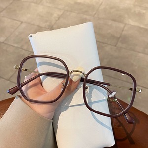 <span class=keywords><strong>Monture</strong></span> <span class=keywords><strong>de</strong></span> lunettes tendance, nouvelle, grande taille, unie, avec un look haut <span class=keywords><strong>de</strong></span> gamme, modèle pour femmes, lunettes photochromiques et anti-lumière bleue - Product Image 2