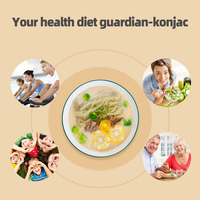 Pâtes Shirataki de légumes instantanées, faibles en glucides, adaptées aux régimes végétariens et minceur, en sachet, vente en gros directe usine