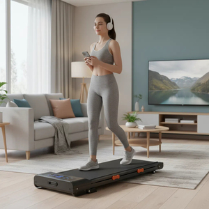 Trung Quốc Nhập Khẩu Máy chạy bộ chuyên nghiệp nhỏ đi bộ Pad Máy chạy bộ điện cho văn phòng nhà phòng tập thể dục - Product Image 1