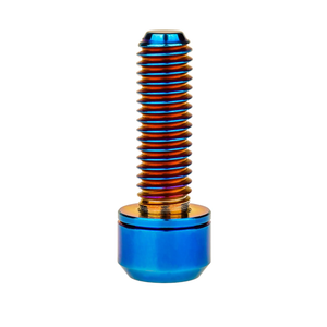 Bulloni di Precisione Gr5 M4 <span class=keywords><strong>M5</strong></span> M6 M8 Bulloni Esagonali Flangiati Anodizzati Bulloni in Titanio per Moto e Biciclette - Product Image 5