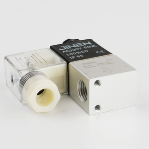 Vanne solénoïde Jinen 2V025-08 AC220V 6.0VA 100%ED IP65, vanne de commande pneumatique pour applications aériennes - Product Image 2