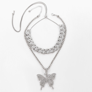 Collar de mariposa de Melhor Vanda Mais, Micro-esculpido Multicolor Popular - Product Image 5