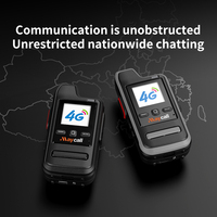Maycall 4G Mini Walkie Talkie POC Portátil de Dos Vías, Compatible con Llamadas Individuales, Intercomunicador Inalámbrico, Resistente al Agua IP65 Global