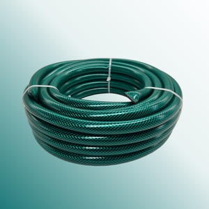 خرطوم حديقة مرن من مادة PVC المقواة الجديدة بأطوال 25 و50 و75 و100 قدم لغسيل السيارات والري - Product Image 1