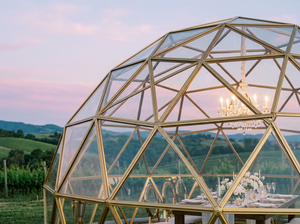 Domo Geodésico de Vidrio Impermeable con Estructura de Aluminio, Cabaña Transparente Tipo Iglú para Jardín, Carpa de Glamping para Hotel - Product Image 3