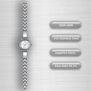 316 bijoux de mode en acier inoxydable dames montres 5ATM résistant à l'eau de haute qualité Bracelet montres à Quartz personnaliser Logo - Product Image 2