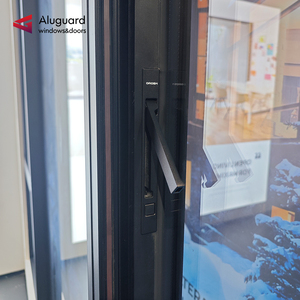 Puertas y Ventanas de Aluminio Resistentes a Huracanes NFRC <span class=keywords><strong>AAMA</strong></span> AS2047 con Mosquitera, Ventana Abatible de Aluminio y Vidrio para Casa o Villa - Product Image 5