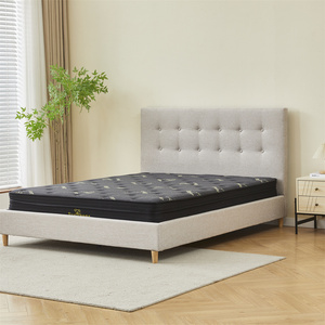 B2B bán buôn tối giản vải & khung giường bằng gỗ-Đầu giường cao, Nữ Hoàng/Vua cho phòng ngủ & khách sạn - Product Image 3