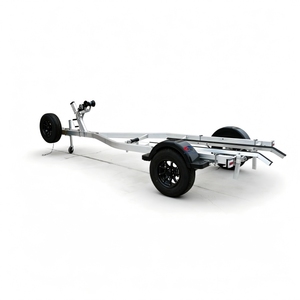 <span class=keywords><strong>Remorque</strong></span> <span class=keywords><strong>de</strong></span> <span class=keywords><strong>bateau</strong></span> en aluminium à essieu simple <span class=keywords><strong>de</strong></span> 4,8 m (15 pi) avec lits en polyéthylène, numéro VIN et licence DOT pour petits bateaux <span class=keywords><strong>de</strong></span> pêche - Product Image 6