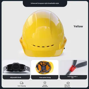 Casque de sécurité industriel en ABS pour travaux de génie civil, vente directe d'usine - Product Image 2