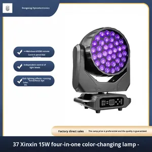 37 LED du nouveau fabricant pour la lumière de scène à changement de couleur de lumière de faisceau de tête mobile pour la <span class=keywords><strong>musique</strong></span> électronique de salle de banquet de barre de KTV - Product Image 6