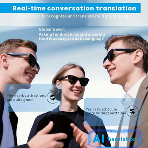 Gafas Inteligentes E13 con IA, Auriculares Bluetooth, Grabación, Conducción Ósea AR, Auriculares TWS, Gafas de Sol con Cámara Meta <span class=keywords><strong>RayBan</strong></span>, Traductor IA - Product Image 3
