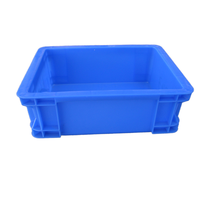 X343 370*278*124mm conteneurs en plastique durables empilables caisse de stockage logistique étanche léger recyclable boîte de chiffre d'affaires pour