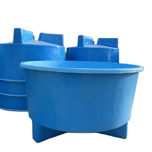 Système d'aquaculture circulaire en plastique fibre de verre personnalisé professionnel crevettes tilapia truite pisciculture eau étang réservoir fabrication - Product Image 3