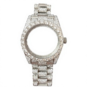 Reloj Mecánico Automático de Acero Inoxidable para Hombre, de Lujo y Alta Calidad, Estilo Vintage, con Diamantes Moissanite, Caja Redonda, NYC DIAMOND EMPIRE - Product Image 1