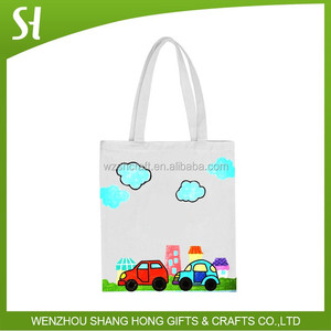 Bolsa de compras de lona de algodón reutilizable, reciclada, natural, personalizada con logotipo impreso, al por mayor. - Product Image 2