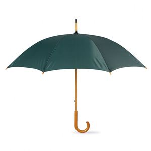 Parapluie blanc chauffant pour homme, manche en bois, tissu imperméable - Product Image 5
