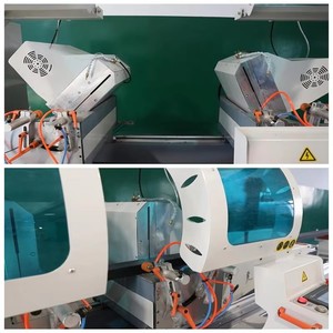 Sierra de Corte de Doble Cabezal CNC, Máquina para Fabricar Marcos de Ventanas de Aluminio, Equipo de Corte de Ventanas y Puertas de PVC, Grado Industrial - Product Image 6