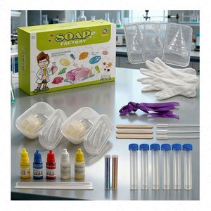 Boîte d'expériences scientifiques STEM colorée pour enfants, apprentissage de la chimie éducatif, divertissement pratique, réactions sûres, kit de laboratoire de découverte - Product Image 5
