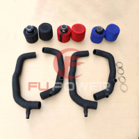 Kit de admisión de silicona de alto flujo de ubicación OEM de entrada Turbo de entrada de 2 "para N54 07-10 BMW 135i, 335i, 535i, 1M y Z4