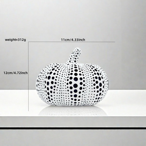 Arte de Calabaza Moderno de Tamaño Real Personalizado de Kangning para Decoración de Interiores en Halloween, Bodas y Acción de Gracias, Hecho de Espuma para el Hogar y la Sala de Estar - Product Image 2