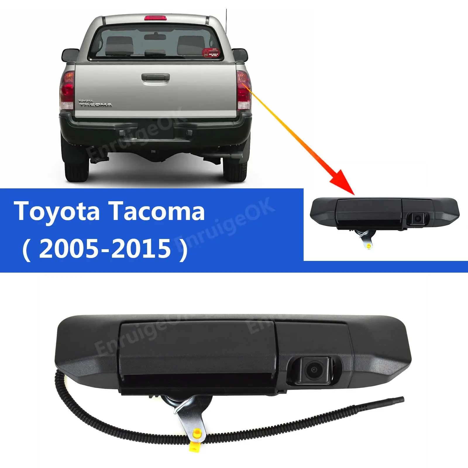 टोयोटा टैकोमा 2005-2015 के लिए फैक्टरी बिक्री पिकअप ट्रक टेलगेट हैंडल रियर व्यू रिवर्स बैकअप कैमरा