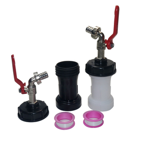 Ensemble de raccords pour l'eau de jardin, adaptateur IBC S60*6, couvercle d'adaptateur, tube d'extension en plastique, <span class=keywords><strong>robinet</strong></span> nickelé, <span class=keywords><strong>robinet</strong></span> de réservoir d'eau - Product Image 6
