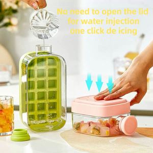 Nouveau design : Moule à glaçons personnalisé avec paille pour boissons glacées aux fruits, boîte de rangement DIY d'été, bouteille de refroidissement pour glaçons - Product Image 4