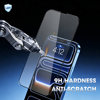 Protection d'écran en verre trempé 9H Full Cover HD 2.5D anti-graisse et anti-rayures pour iPhone XR/XS Max/14/15/16/17 Pro Max