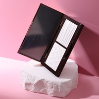 Palette de poudre pour le visage 2 en 1 Palette polyvalente sans talc Surligneur Blush Contour Shade 3 Palette d'ombres à paupières de marque privée
