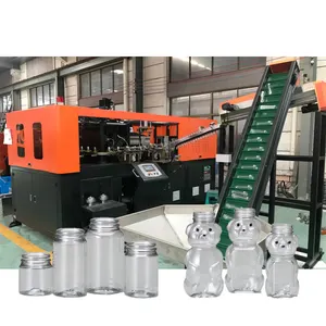 2 Cavities Extrusion Pet 200ML-2L Plastic Nut Jar Blow Molding Machine Small and Big Bottles Factory