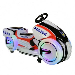 Véhicule de loisirs électrique pour enfants, type moto et voiture tamponneuse, avec batterie, modèle Patrouille Routière, vente en gros - Product Image 1