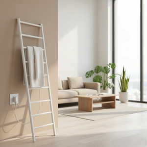 <span class=keywords><strong>Radiateur</strong></span> droit antibactérien blanc et noir pour <span class=keywords><strong>salle</strong></span> <span class=keywords><strong>de</strong></span> <span class=keywords><strong>bain</strong></span> 200W, style rotatif - Product Image 5