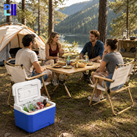 Ensemble table et chaises de camping robustes, pliables et portables, meubles d'extérieur pour pique-nique familial