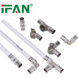 Фитинги для подачи газа в айфане PEX Al PEX PN25 белые желтые красные латунные фитинги racord Multicouche латунные пресс-фитинги - Product Image 3