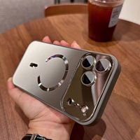 Coque PC givrée tout-en-un à ventouse magnétique avec grande fenêtre, très vendue pour iPhone 17 Pro Max, 17 Pro, 17, 18 Pro Max, 18 Pro