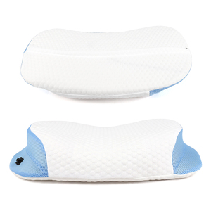 Oreiller cervical orthopédique en mousse à mémoire de forme pure 100% avec chauffage USB-Parfait pour les hôtels, le camping et la maison - Product Image 4